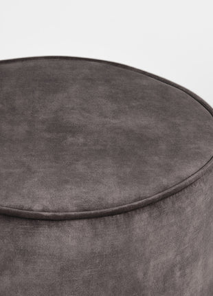 Poef Tibo - Antraciet - Velours