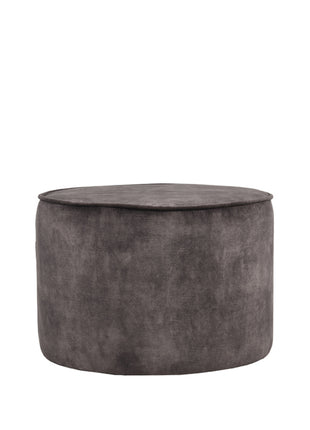 Poef Tibo - Antraciet - Velours