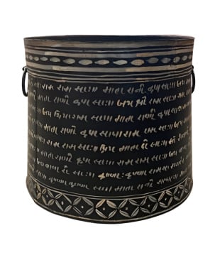 Pot iron decor L D53H46cm