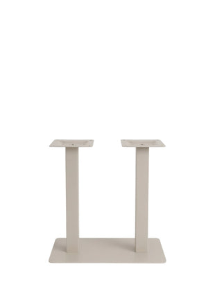 LABEL51 Eetkamertafel Tafelpoot Dubbel - Taupe - Metaal - 72 cm