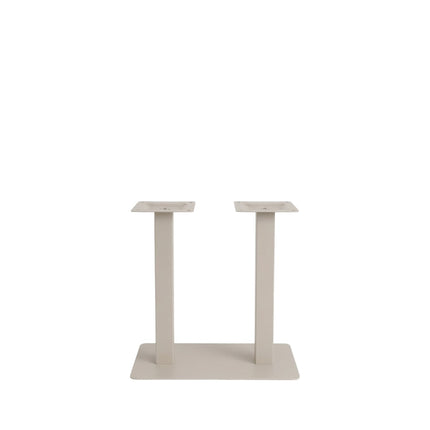LABEL51 Eetkamertafel Tafelpoot Dubbel - Taupe - Metaal - 72 cm