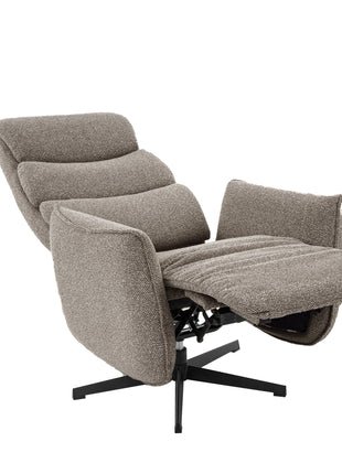 LABEL51 Fauteuil Goteborg - Mushroom - Royal Boucle - 2-Motorig