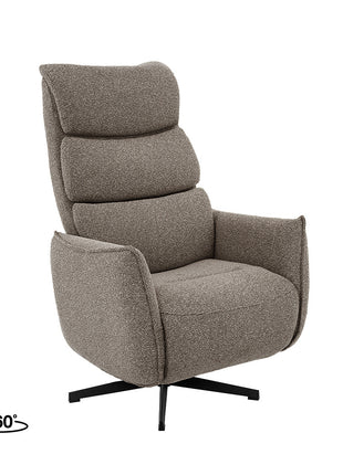 LABEL51 Fauteuil Goteborg - Mushroom - Royal Boucle - 2-Motorig
