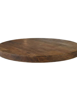 LABEL51 Eetkamertafel Tafelblad Rond - Nature Smooth - Mangohout - 130 cm - Rond Straight