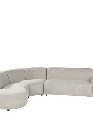 LABEL51 Hoekbank Florence - Naturel - Royal Boucle - Links Voorstaand