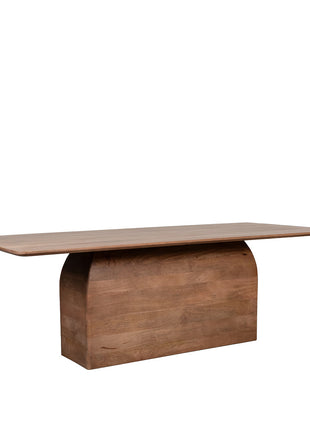 LABEL51 Eetkamertafel Owen - Nature Smooth - Mangohout - 220 cm - Rechthoek