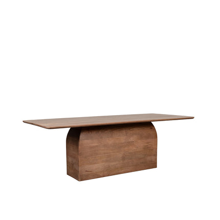 LABEL51 Eetkamertafel Owen - Nature Smooth - Mangohout - 200 cm - Rechthoek