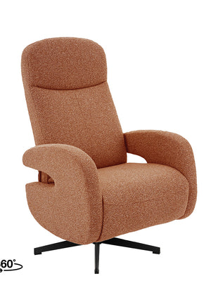 LABEL51 Fauteuil Esbjerg - Antraciet - Boucle - One Size