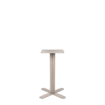 LABEL51 Eetkamertafel X-Poot - Taupe - Metaal - X-Poot 50x50 cm