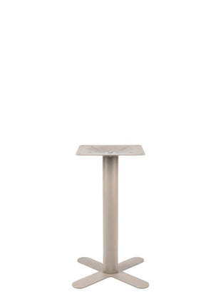 LABEL51 Eetkamertafel X-Poot - Taupe - Metaal - X-Poot 50x50 cm