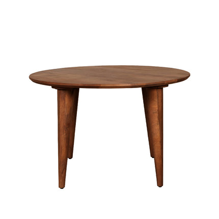 LABEL51 Eetkamertafel Fly - Espresso - Mangohout - 120 cm - Rond