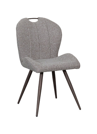 LABEL51 Eetkamerstoel Silly - Mushroom - Boucle - Brons Metalen Frame