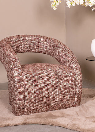 LABEL51 Fauteuil Antibes - Cherry Chocolate - Geweven