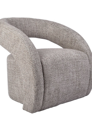 LABEL51 Fauteuil Antibes - Taupe - Geweven