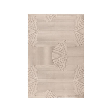 LABEL51 Vloerkleden Lavita - Taupe - Synthetisch - 200x290 cm