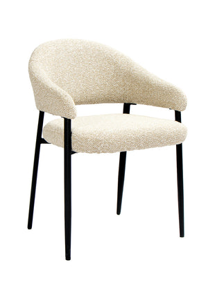 LABEL51 Eetkamerstoel Sora - Naturel - Boucle