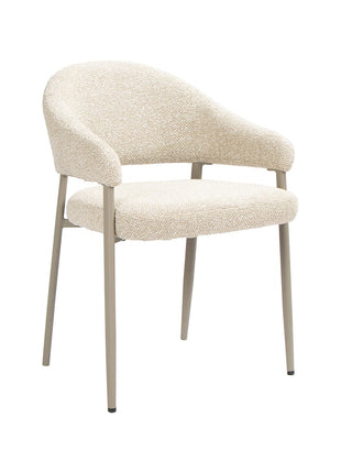 LABEL51 Eetkamerstoel Sora - Naturel - Boucle