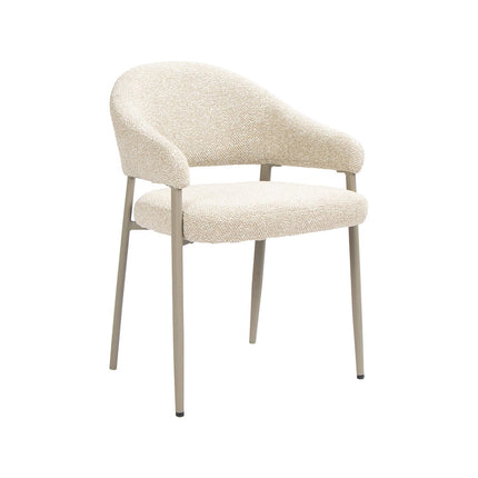 LABEL51 Eetkamerstoel Sora - Naturel - Boucle