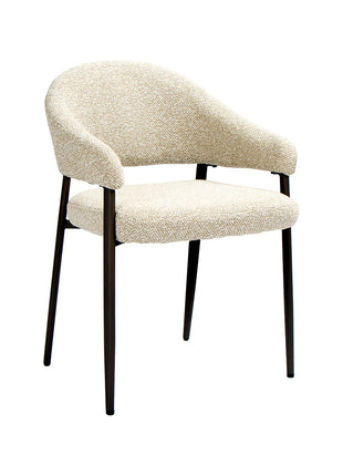 LABEL51 Eetkamerstoel Sora - Naturel - Boucle