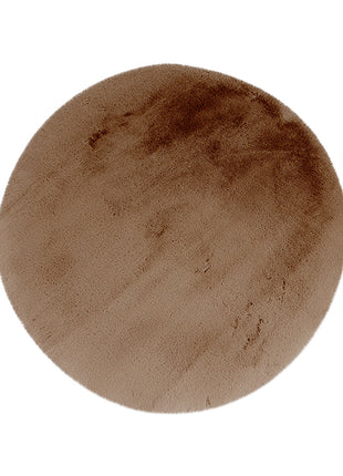 LABEL51 Vloerkleden Indy - Chocolate - Polyester - 200x200 cm - Rond