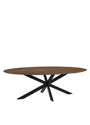 LABEL51 Eetkamertafel James - Nature Smooth - Mangohout - 190 cm - Ovaal