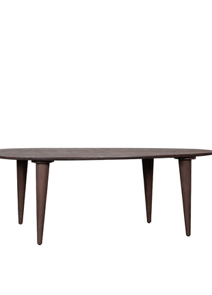 LABEL51 Eetkamertafel Fly - Espresso - Mangohout - 200 cm - Organisch