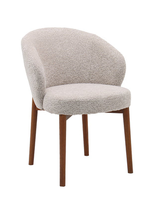 LABEL51 Eetkamerstoel Sakiko - Beige - Geweven
