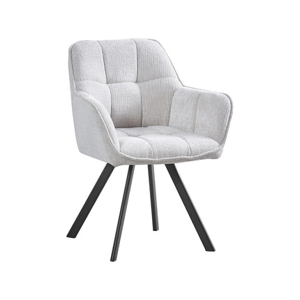 LABEL51 Eetkamerstoel Riley - Naturel - Geweven