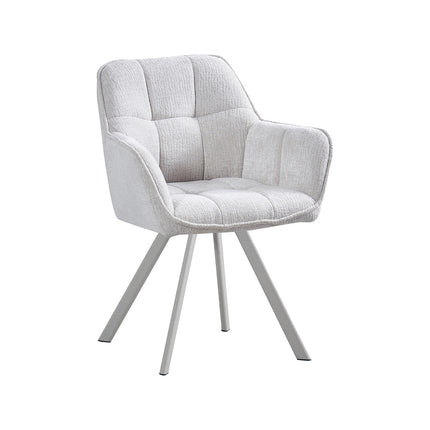 LABEL51 Eetkamerstoel Riley - Naturel - Geweven