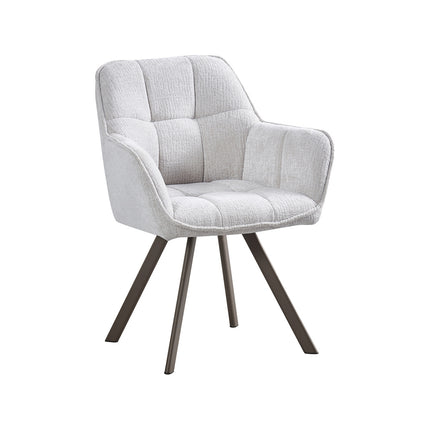 LABEL51 Eetkamerstoel Riley - Naturel - Geweven