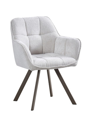 LABEL51 Eetkamerstoel Riley - Naturel - Geweven