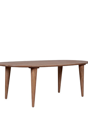 LABEL51 Eetkamertafel Fly - Nature Smooth - Mangohout - 200 cm - Organisch