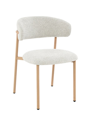 LABEL51 Eetkamerstoel Kaito - Naturel - Geweven - Naturel Houten Frame