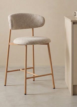LABEL51 Barkruk Kaito - Beige - Prestige - Laag