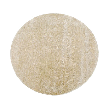 LABEL51 Vloerkleden Mila - Zand - Polyester - 150x150 cm - Rond