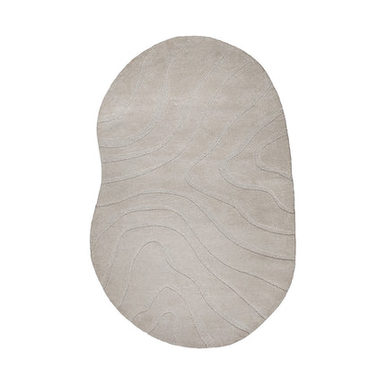 LABEL51 Vloerkleden Goa - Taupe - Polyester - 200x300 cm - Organisch