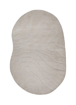 LABEL51 Vloerkleden Goa - Taupe - Polyester - 200x300 cm - Organisch