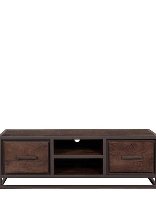 LABEL51 Tv-Meubels Peru - Espresso - Mangohout - 120 cm