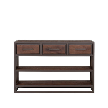 LABEL51 Sidetable Peru - Espresso - Mangohout - 115 cm