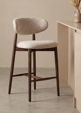 LABEL51 Barkruk Kyoto - Beige - Superb - Laag