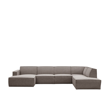 LABEL51 Bank Kay - Mushroom - Boucle - Rechts Voorstaand