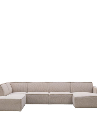 LABEL51 Bank Kay - Naturel - Boucle - Links Voorstaand