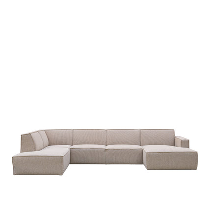 LABEL51 Bank Kay - Naturel - Boucle - Links Voorstaand