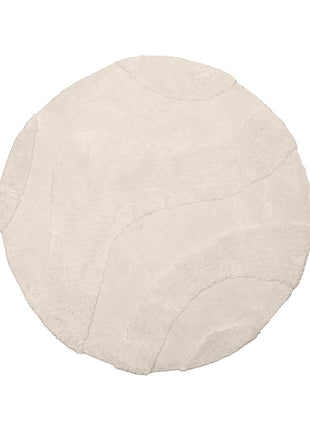 LABEL51 Vloerkleden Rima - Ivoor - Synthetisch - 200x200 cm - Rond