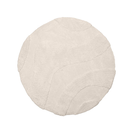LABEL51 Vloerkleden Rima - Ivoor - Synthetisch - 200x200 cm - Rond