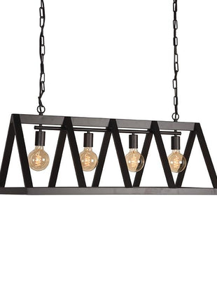 LABEL51 Hanglamp Roof - Zwart - Metaal - SALE