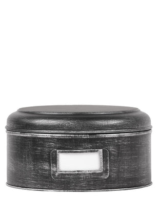 LABEL51 Opbergblik - Zwart - Metaal - XL - 25x25x13 cm