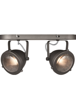 LABEL51 Spot Moto led - Burned Steel - Metaal - 2 Lichts