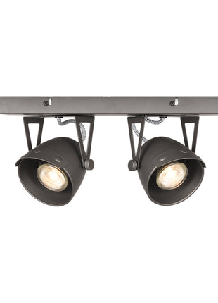 LABEL51 Spot Cap led - Grijs - Metaal - 2 Lichts