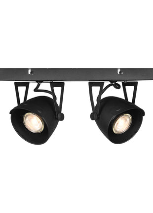 LABEL51 Spot Cap led - Zwart - Metaal - 2 Lichts